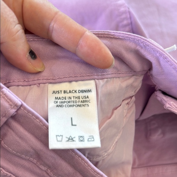 Just Black Denim Button Down A Line Skirt Size Large - Picture 5 of 12